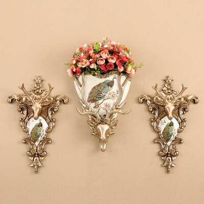 T4-5壁飾り 人工観葉植物 壁掛けインテリア ディスプレイ 壁掛けミックスグリーン 造花 壁掛け