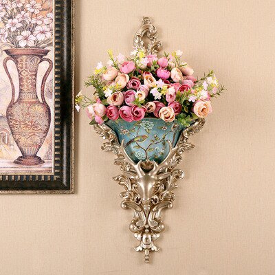 T5-1壁飾り 人工観葉植物 壁掛けインテリア ディスプレイ 壁掛けミックスグリーン 造花 壁掛けの通販は 30,405円