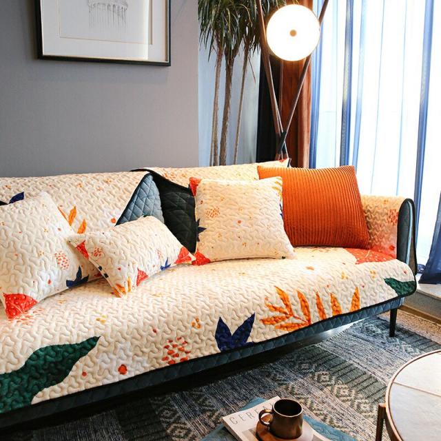 SO17ソファーシート ソファーカバー シーズン通用タイプ サイズオーダー可能 滑りどめ生地 3点セット