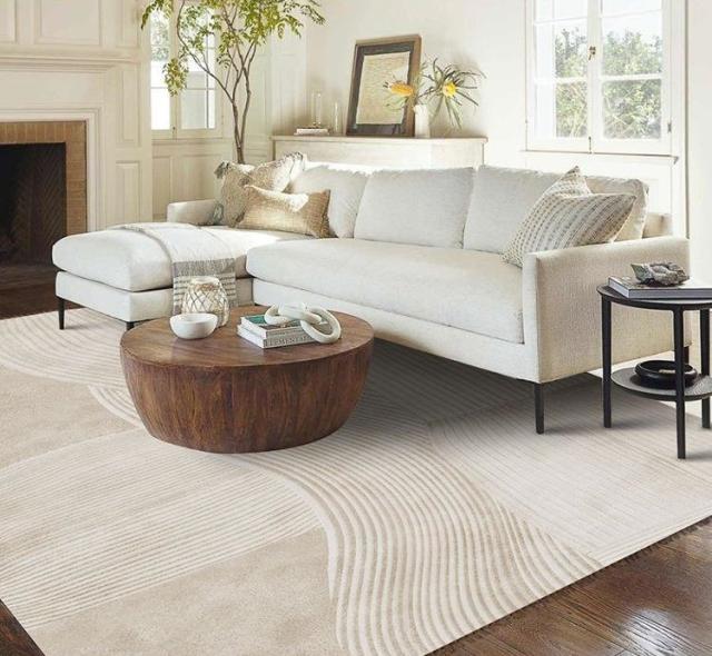 FM60ラグカーペット リビングマット ラグマット、カーペット、ラグ、マッ 滑り止め付 ホットカーペット対応 床暖房対応