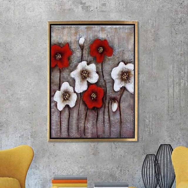 手作り油画 額つき 美術品 絵画インテリア壁飾り 油絵壁画 オーダー