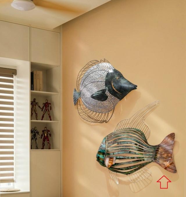 WD104-4金属工芸品 アイアン 壁掛け 北欧調 高級感壁飾り インテリア