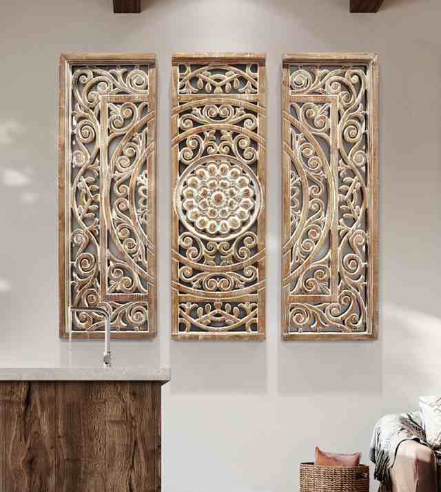 WD134-2木工芸品 壁掛け 北欧調 高級感壁飾り インテリア雑貨 部屋飾り