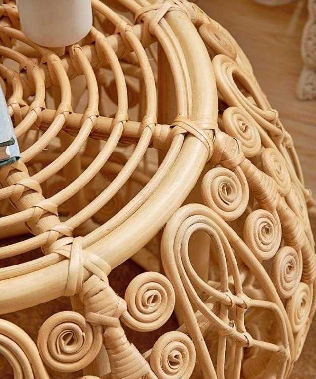 WT64竹.籐ローテーブル 飾り台 リビングテーブル 電話台 センターテーブル サイドテーブル ミニテーブル 寝室用テーブル 色が選べます