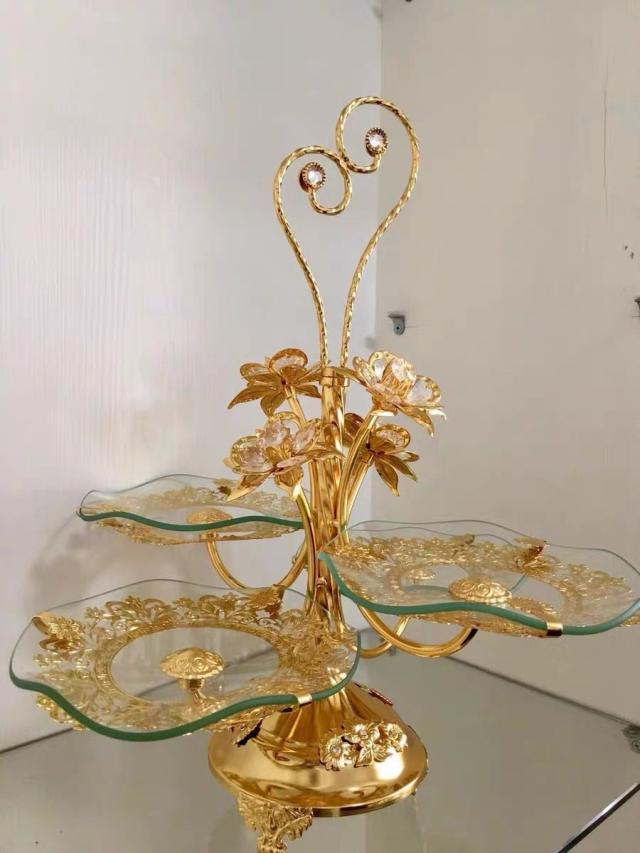 ケーキ スタンド プレート ガラス果物皿アフタヌーンティー フルーツ トレー 皿