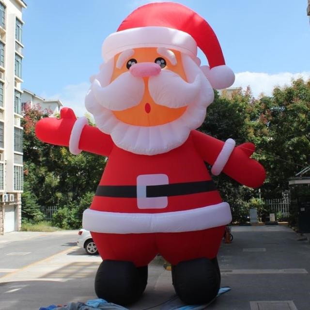 クリスマス 飾り サンタさん 6m デコレーション ライトアップ インフレータブル 膨らます イベント パーティー 庭 デコレーションの通販は
