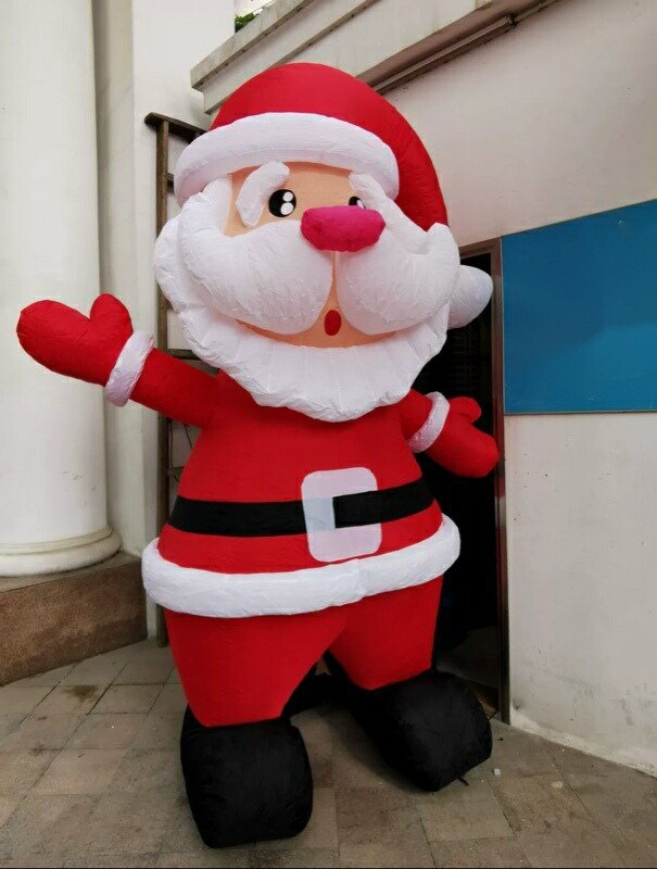 クリスマス 飾り サンタさん 6m デコレーション ライトアップ インフレータブル 膨らます イベント パーティー 庭 デコレーションの通販は