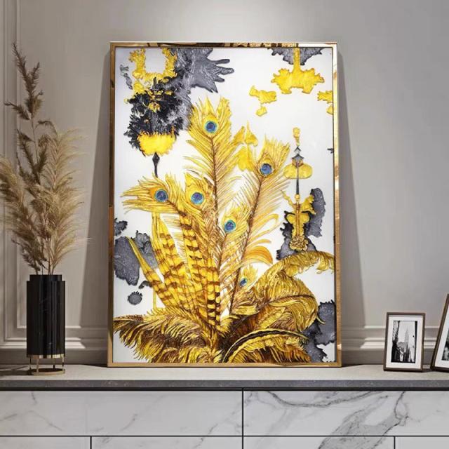 20220729-45 ガラス琺瑯彩 エナメル工芸品 高級琺瑯飾り絵 玄関 壁掛け 琺瑯絵美術品の通販は 206,415円