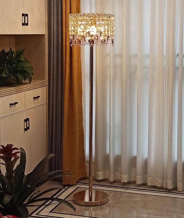 FL25-2水晶フロアスタンド スタンドライト フロアライト 照明器具 間接照明