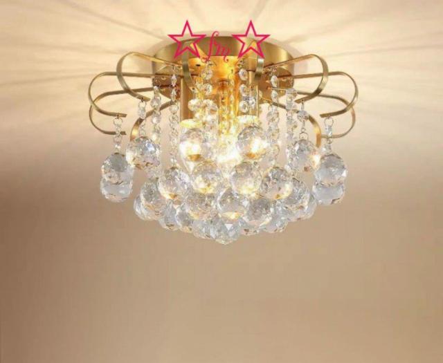 高級水晶ペンダントライト．洋風照明．シャンデリア．北欧デザイン シーリングライト不可 天井照明 電源直結タイプの通販は