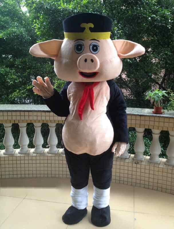 豚の着ぐるみフロントチャック空気で膨らむ衣装仮装ハロウィーン文化祭クリスマス