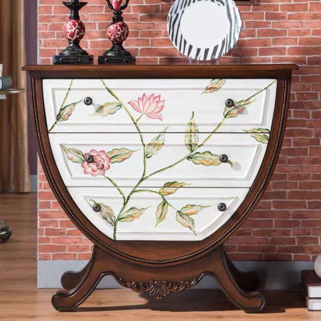 20220704-23 高級サイドテーブル コンソールテーブル洋タンス コンソールチェスト 玄関テーブル