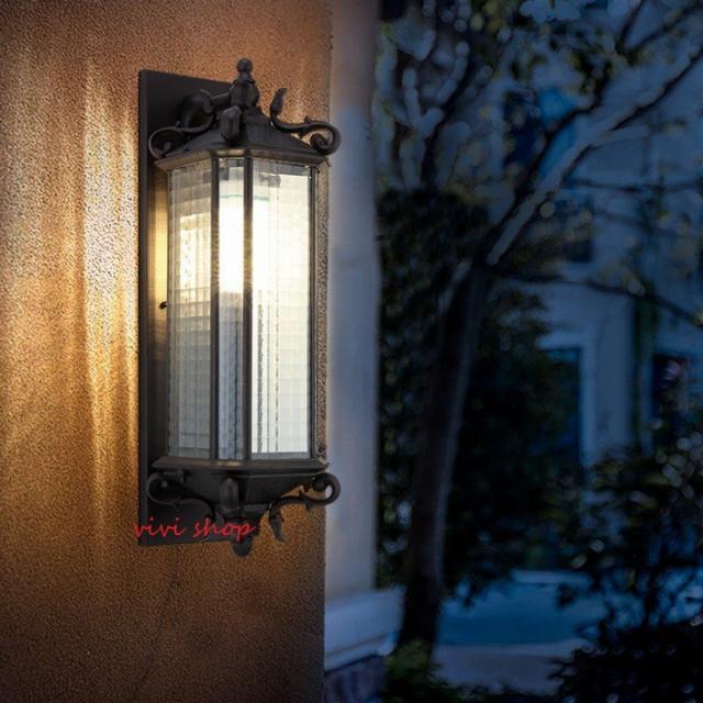 OU12-1-1壁掛け照明 壁掛け灯 インテリア照明 玄関灯 ．アンティーク 外灯 廊下 屋外の通販は