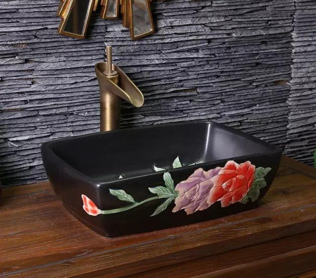 洗面ボウルセット 洗面ボール 陶器 手水鉢 手洗器 手洗い鉢 洗面器 蛇口 排水金具付．