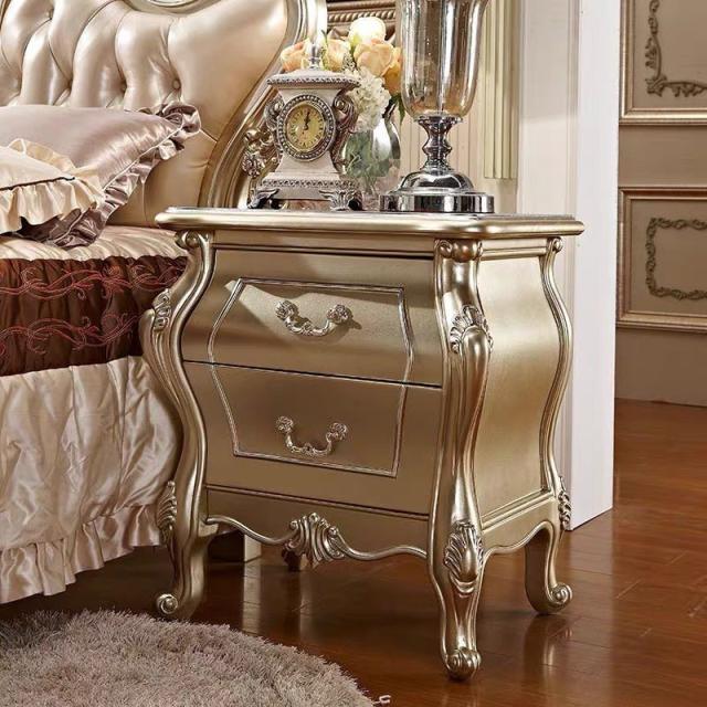 高級ベッドサイド用テーブル サイドテーブル 収納キャビネット 引き出しチェスト