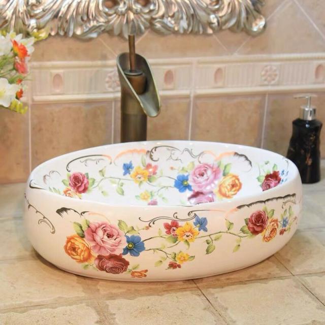 高級洗面台 洗面ボウルセット 洗面ボール 陶器 手水鉢 手洗器 手洗い鉢 洗面器 蛇口 排水金具付き