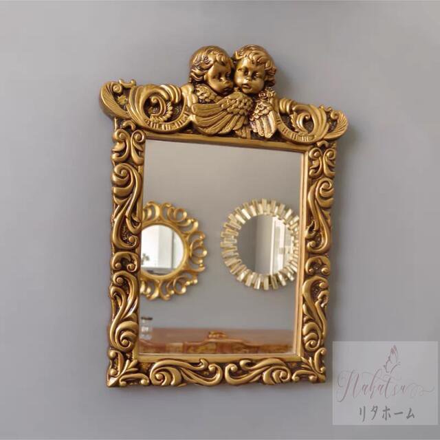 高級豪華鏡 アンティーク調 壁掛け鏡 壁掛け 壁掛けミラー ウォール