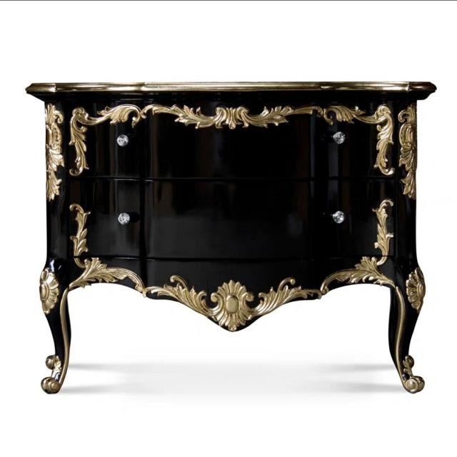 高級チェスト 玄関テーブル 洋タンス ウェール コンソールチェスト アンティーク調デザイン ．姫系家具タンスの通販は