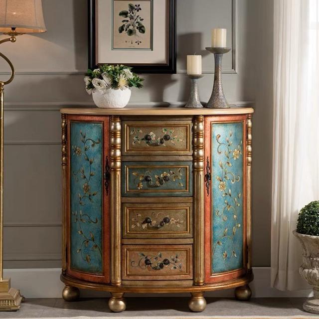 高級サイドテーブル コンソールテーブル洋タンス コンソールチェスト 玄関テーブル