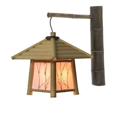 OU34竹.籐壁掛け照明 壁掛け灯 インテリア照明 玄関灯 ．アンティーク 外灯 廊下 屋外 防水の通販は