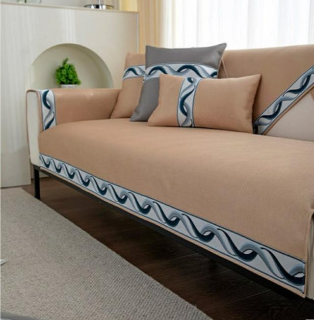 SO161夏用冷感ソファーシート ソファーカバー シーズン通用タイプ サイズオーダー可能 滑りどめ生地 1点セットの通販は