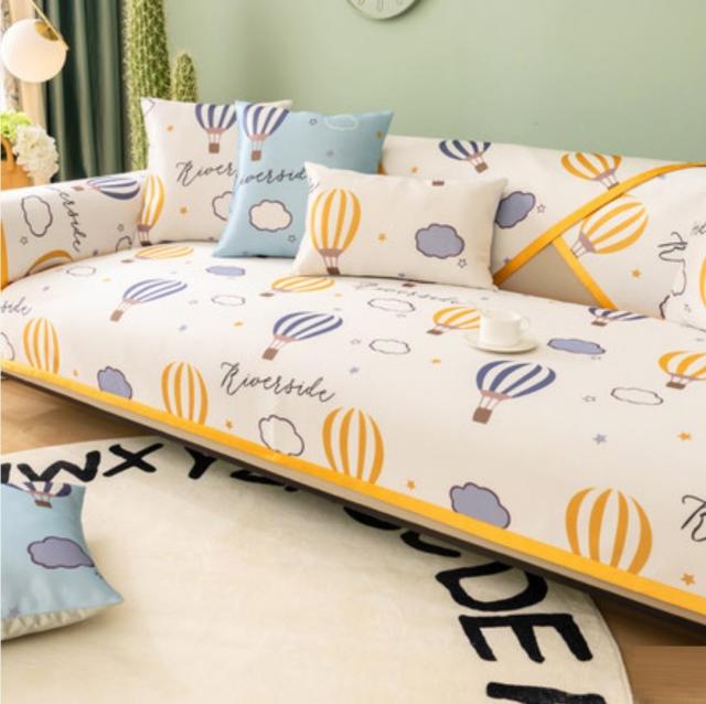 SO163夏用冷感ソファーシート ソファーカバー シーズン通用タイプ サイズオーダー可能 滑りどめ生地 1点セット