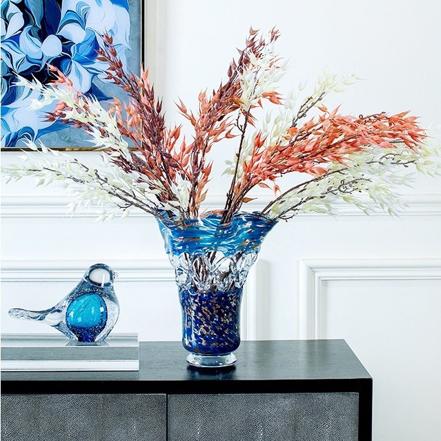 VA24花瓶 かびん 花器 花入れフラワーベース インテリア 雑貨 琉璃るり