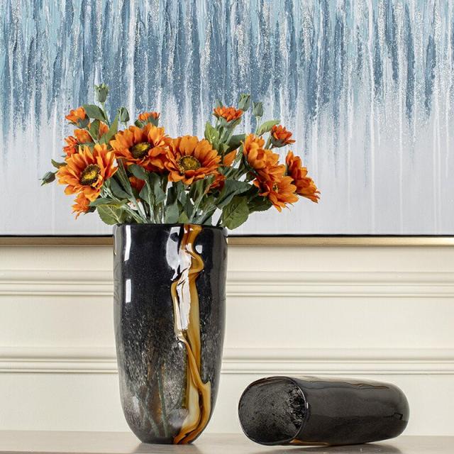 VA29-2花瓶 かびん 花器 花入れフラワーベース インテリア 雑貨 琉璃るりの通販は 77,814円