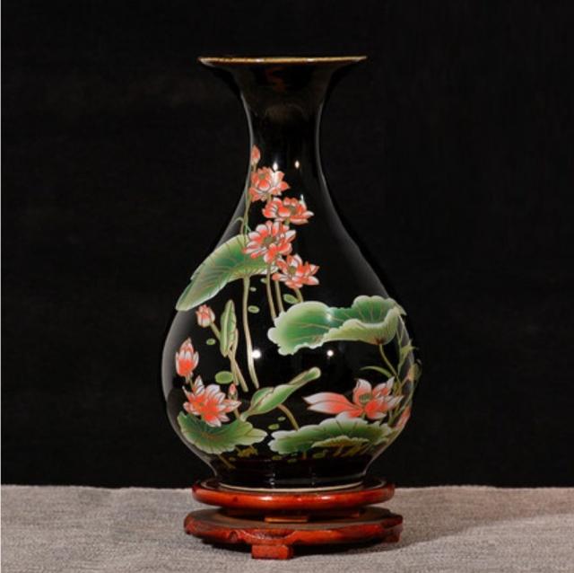 VA102-1花瓶 かびん 花器 花入れフラワーベース インテリア 雑貨 花柄 陶器の通販は 39,575円