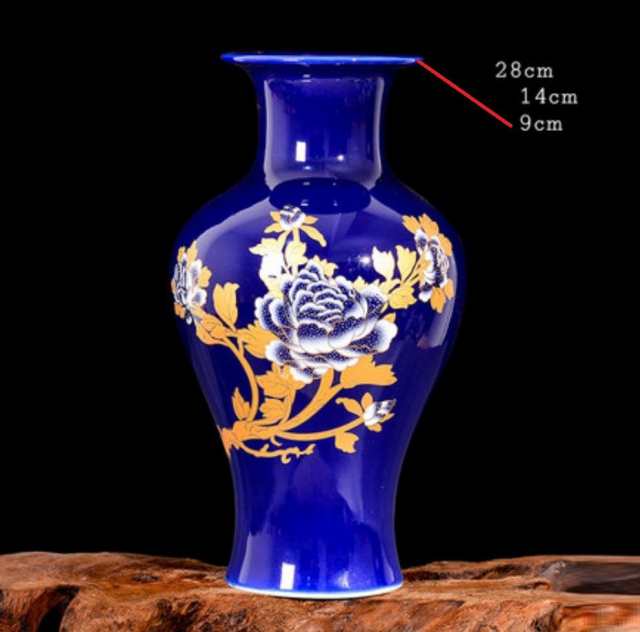 VA127-5花瓶 かびん 花器 花入れフラワーベース インテリア 雑貨 花柄 陶器 花瓶、花器