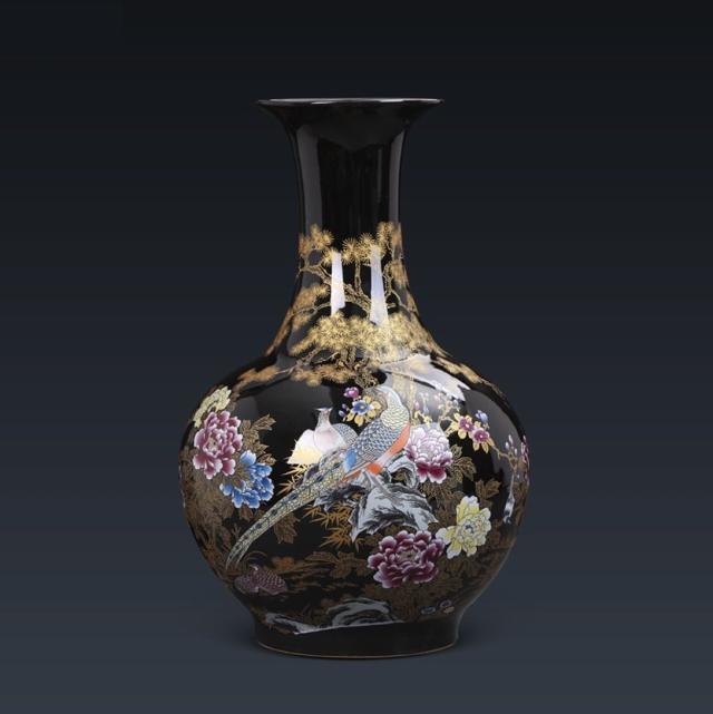 VA128-1花瓶 かびん 花器 花入れフラワーベース インテリア 雑貨 花柄 陶器の通販は