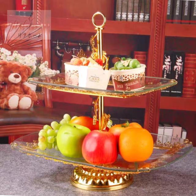 ケーキスタンド、フルーツプレート、ホームリビングルームコーヒーテーブル、キャンディプレート、スナックプレート、フルーツプレート、デザ フルーツプレート  ガラス フルーツ トレイ セラミック フルーツ トレイ キャンディー スナック ドライ フルーツ トレイ収納 ... セラミックドライフルーツプレート、2段デザートテーブルデコレーション、スナックスタンド、フルーツプレート、ケーキスタンド、キャンディ