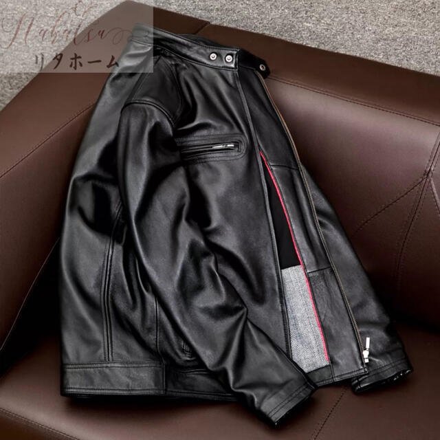 シープスキン ファーストタイプ Gジャン ライダース レザージャケット