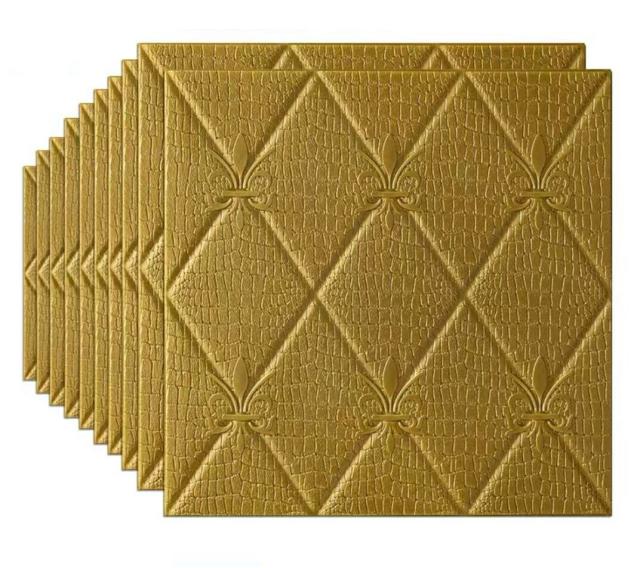 70x70cm 背景壁 3D立体レンガ模様壁紙 防水 汚い防止 カビ防止