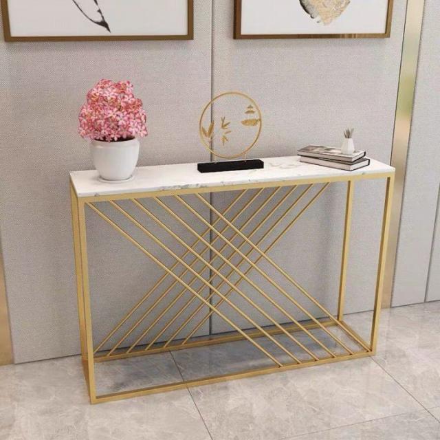 コンソールテーブル 玄関テーブル ．花台 電話台 アンティーク調デザイン幅100cm 高級人造大理石サイドテーブルの通販は 175,230円