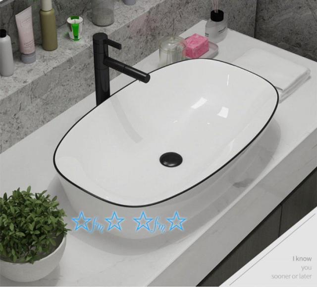 高級洗面台 洗面ボウルセット 洗面ボール 陶器 ．手水鉢 手洗器 手洗い鉢 洗面器 蛇口 排水金具付き