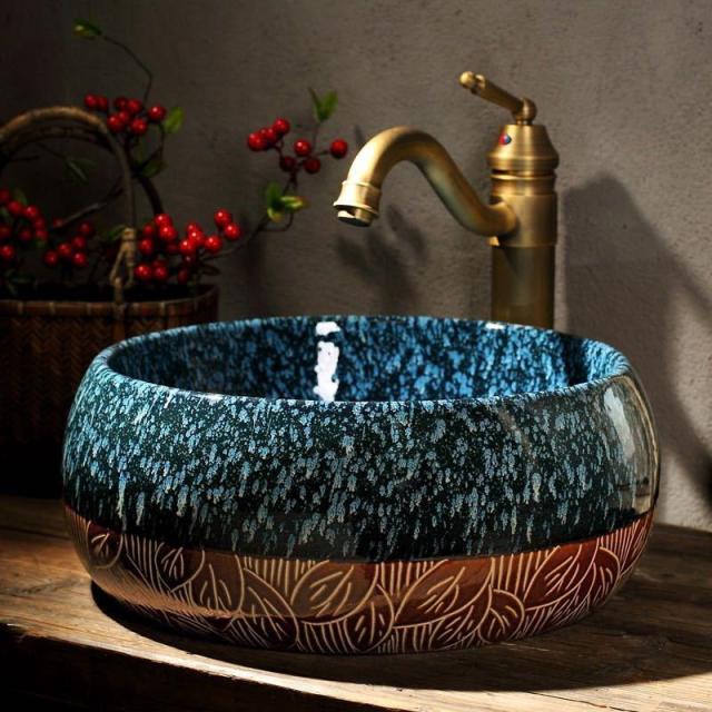 高級洗面台 洗面ボウルセット． 洗面ボール 陶器 手水鉢 手洗器 手洗い鉢 洗面 高級感 洗面ボウルセット 洗面ボール 陶器 手水鉢 手洗器 手洗い鉢 洗面器