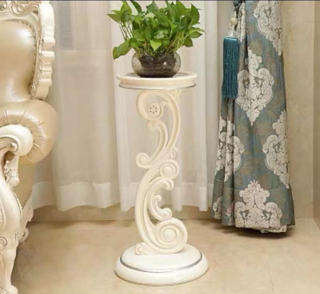 コンソールテーブル 花台 玄関テーブル 北欧 植木置き 幅30cm 高さ80cm