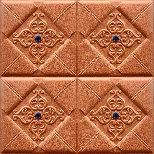 50枚 60cm×60cm 背景壁 3D立体レンガ模様壁紙 ．防水 汚い防止 カビ