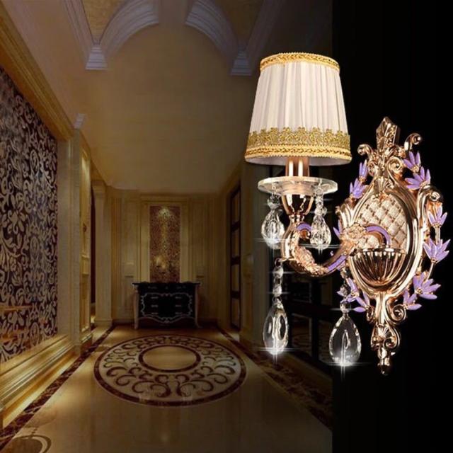 壁掛け照明 水晶ランプ 壁掛け灯．クリスタル壁掛け灯