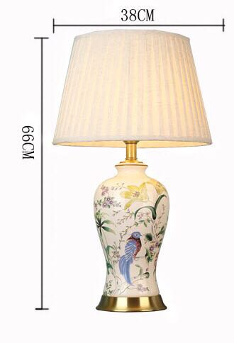 照明スタンドライト テーブルランプ デスクライト 卓上ステンド 高級陶器スタンド