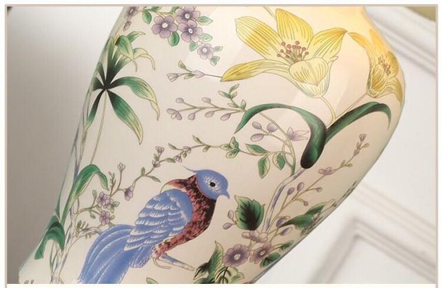 照明スタンドライト テーブルランプ デスクライト 卓上ステンド 高級陶器スタンド