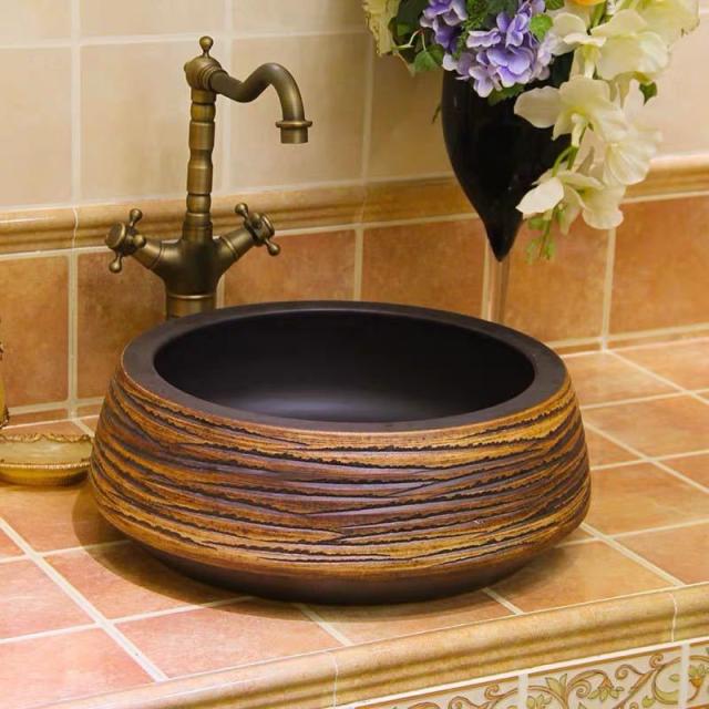 洗面ボウル 洗面ボール 陶器 手水鉢 手洗器 手洗い鉢 洗面器