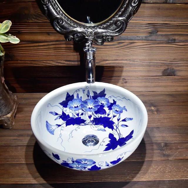 洗面ボウルセット 洗面ボール 陶器 手水鉢 手洗器 手洗い鉢 洗面器