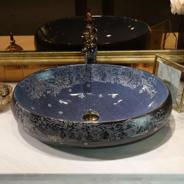 洗面ボウルセット 洗面ボール 陶器 手水鉢 手洗器 手洗い鉢 洗面器．