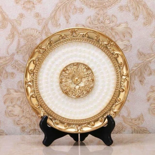 お皿を飾って 飾り皿 ．飾皿 (皿立て付き) 高級置物の通販は