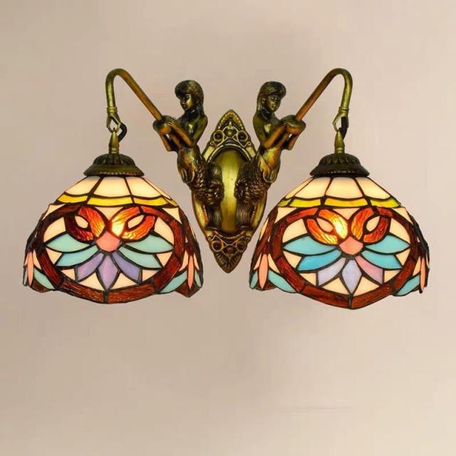 壁掛け照明 ステンドグラス ランプ 壁掛け灯の通販は