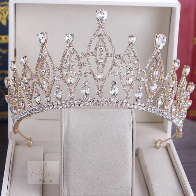 ウェディング 花嫁3点セット ．アクセサリー ティアラ+イヤリング+