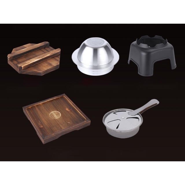 釜めし かまど セット （ １合 炊き用）１組（黒）