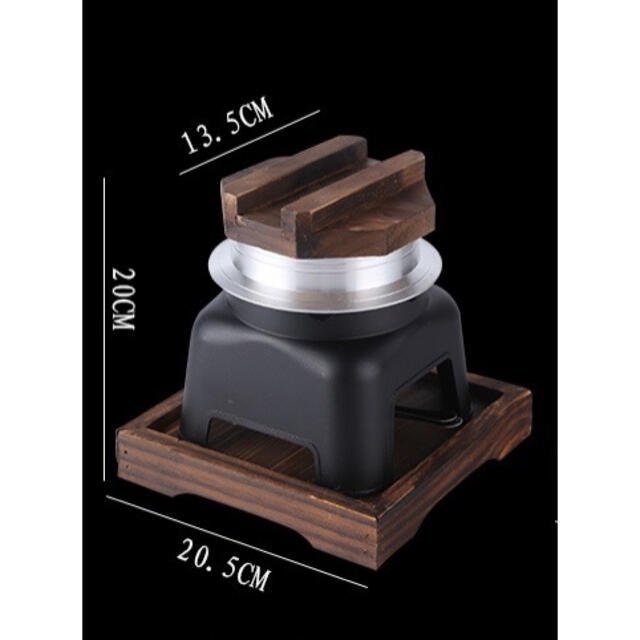 釜めし かまど セット （ １合 炊き用）１組（黒）